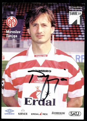 Miroslav Tanjga FSV Mainz 05 1998-99 Original Signiert + A 78157