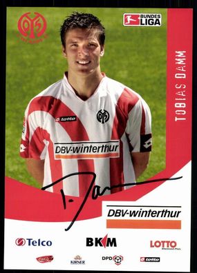 Tobias Damm Mainz 05 2006-07 Original Signiert + A 78218