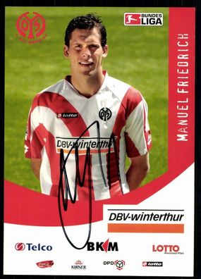 Manuel Friedrich FSV Mainz 05 2006-07 Original Signiert + A 78135