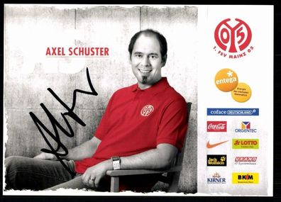 Axel Schuster FSV Mainz 05 2009-10 Original Signiert + A 78062