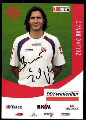 Zeljko Buvac FSV Mainz 05 2005-06 Original Signiert + A 78231