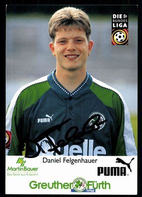Daniel Felgenhauer Greuther Fürth 1997-98 Original Signiert + A 77899
