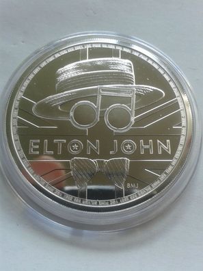 2£ 2 Pounds 2020 Grossbritannien music legends Elton John 1 Unze 31,1g 999er Silber