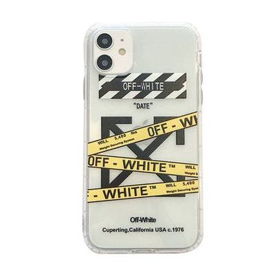 OFF White für iPhone X / XS 7 XR / XS Max / u.a. Handy Cover Handyhülle Schutzhülle