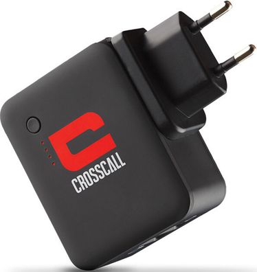 Crosscall X-Power Powerbank 3350 mAh mit austauschbarerm Stecker EU/ UK/ US Black