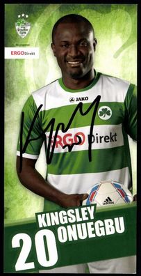 Kingsley Onuegbu SpVgg Greuther Fürth 2011-12 Original Signiert + G 9781
