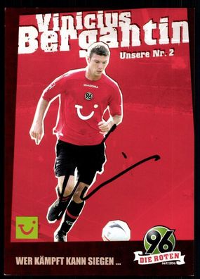 Vincius Bergantin Hannover 96 2006-07 Original Signiert + A 77852