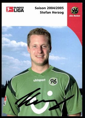 Stefan Herzog Hannover 96 2004-05 Original Signiert + A 77814