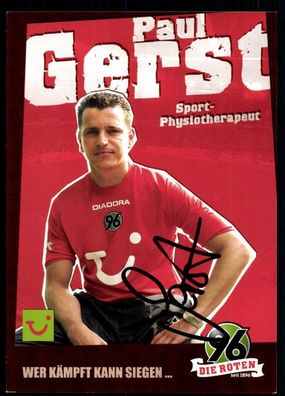 Paul Gerst Hannover 96 2006-07 Original Signiert + A 77784