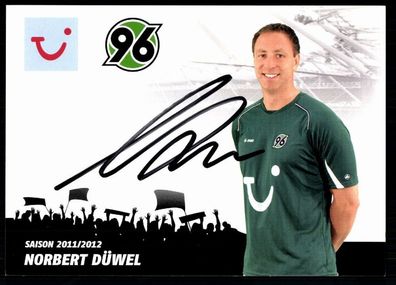 Norbert Düwel Hannover 96 2011-12 Original Signiert + A 77777