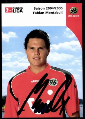 Fabian Montabell Hannover 96 2004/05 Original Signiert + A 77654