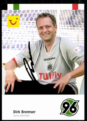 Dirk Bremser Hannover 96 2007-08 Original Signiert + A 77623