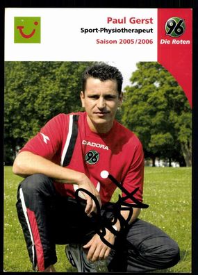Paul Gerst Hannover 96 2005-06 Original Signiert + A 77783