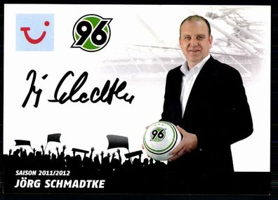 Jörg Schmadtke Hannover 96 2011-12 TOP Original Signiert + A 77699