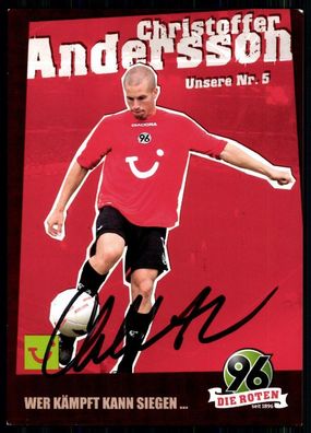 Christoffer Andersson Hannover 96 2006/07 Original Signiert + A 77587