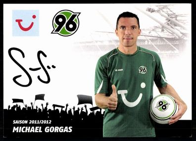 Michael Gorgas Hannover 96 2011-12 Original Signiert + A 77766