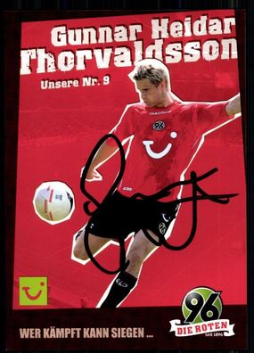 Gunnar Thorvaldsson Hannover 96 2006-07 Original Signiert + A 77669