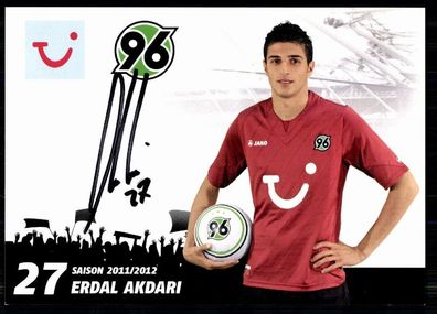 Erdal Akdari Hannover 96 2011-12 Original Signiert + A 77652