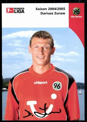 Dariusz Zuraw Hannover 96 2004/05 Original Signiert + A 77615