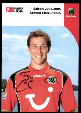 Steven Cherundolo Hannover 96 2004/05 Original Signiert + A 77820