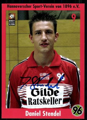 Daniel Stendel Hannover 96 2000-01 Original Signiert + A 77602