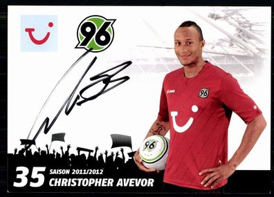 Christopher Avevor Hannover 96 2011-12 TOP AK Original Signiert + A 77591