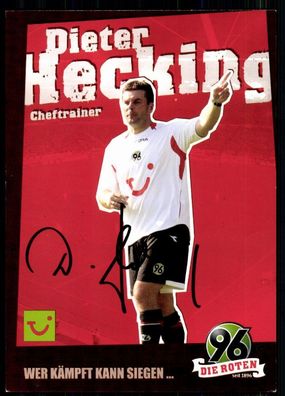 Dieter Hecking Hannover 96 2006-07 Original Signiert + A 77619