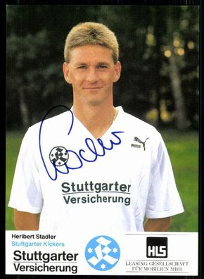 Heribert Stadler Stuttgarter Kickers 1990/91 TOP + A 76663