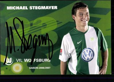Michael Stegmayer VFL Wolfsburg 2006-07 Original Signiert + A 79577