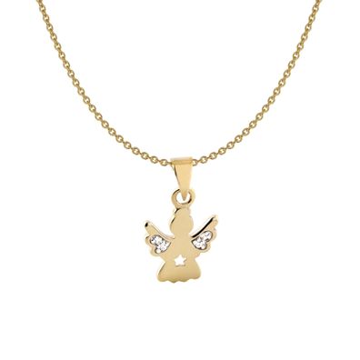 Acalee Schmuck Halskette für Kinder mit Engel Gold 333 / 8K 50-1010