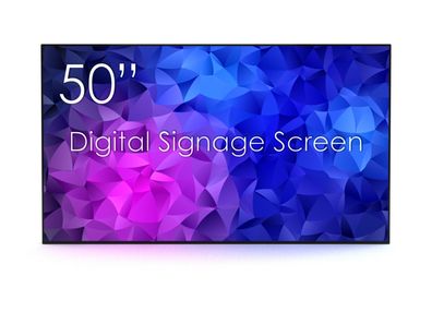 SWEDX SDS50K8-01 50 Zoll (127 cm) Digital Signage Display (Ultra HD 4K, 24/7)