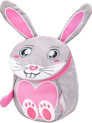 Belmil Mini Kindergarten 3D Rucksack Bunny Brustgurt Hase Rabbit Animals Kids