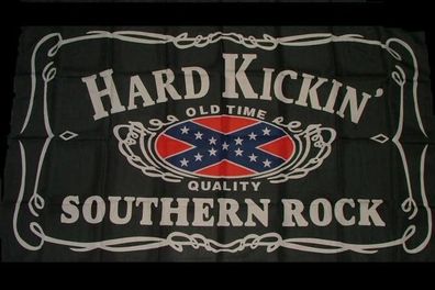 Fahne Flagge Südstaaten Hard Kickin Southern Rock 90 x 150 cm