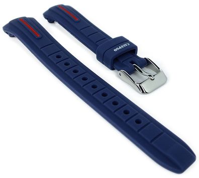 Calypso Uhrenarmband blau Spezial Anstoß Kunststoffband K6068/4 K6068