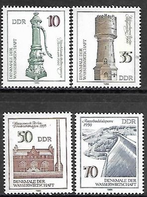 DDR postfrisch Michel-Nummer 2993-2996