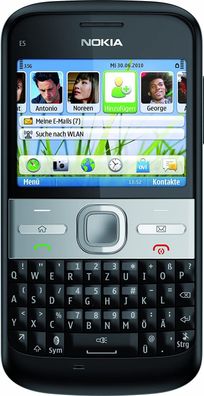Nokia E5-00 QWERTY-Tastatur Carbon Black Neuware ohne Vertrag, sofort lieferbar