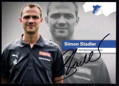Simon Stadler TSG Hoffenheim 2008-09 Original Signiert + A 82044