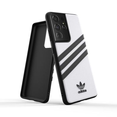 adidas OR Moulded Case PU SS21 für Samsung Galaxy S21 Ultra - Weiss/ Schwarz