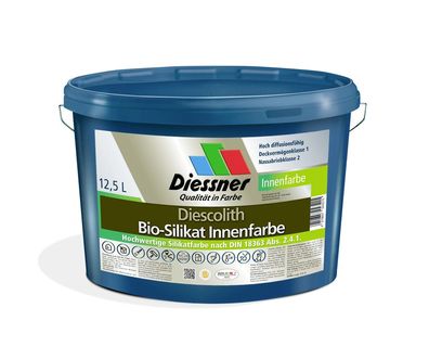 Diessner Diescolith Bio-Silikat Innenfarbe 1 Liter weiß