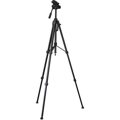 InLine® Stativ für Digitalkameras und Videokameras, Aluminium, schwarz, Höhe max. 1,7