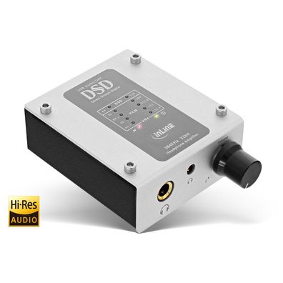 InLine® AmpUSB Hi-Res AUDIO HiFi DSD Kopfhörer-Verstärker, USB Digital Audio Konverte
