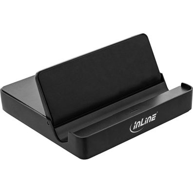 InLine® USB Typ-C Mini Docking Station, geeignet für Samsung Galaxy S8, mit PD, Table
