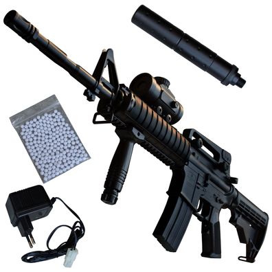 Schmeisser AR-15 Tactical Airsoft Gewehr AEG elektrisch ab 14 Jahren < 0,5 Joule