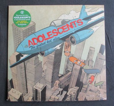 Adolescents - The fasted kid alive Vinyl LP farbig