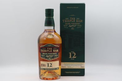The Temple Bar 12 Jahre Traditional Irish Whiskey, Single Malt 0,7 ltr.
