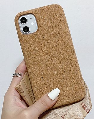 Natur Kork Holz Handyhülle Schutz Case iPhone 12 /12 Pro / 12 Pro Max / 12 Mini