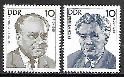 DDR postfrisch Michel-Nummer 3300-3301