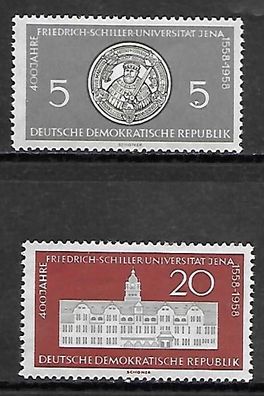 DDR postfrisch Michel-Nummer 647-648