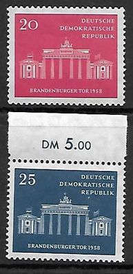 DDR postfrisch Michel-Nummer 665-666