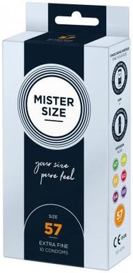 Mister Size - 57 mm Kondome - 10 Stück